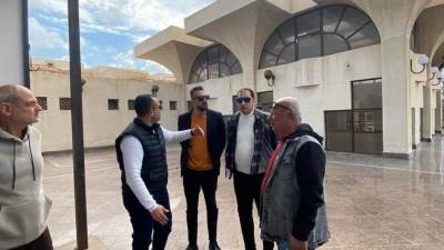 رئيس جهاز دمياط الجديدة يتفقد الحديقة المركزية والمركز التكنولوجي 