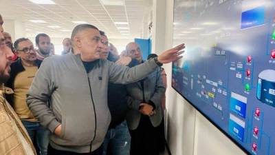 مسئولو الإسكان  يتفقدون محطتي تحلية مياه البحر ومعالجة الصرف الصحي والكورنيش بمدينة المنصورة الجديدة