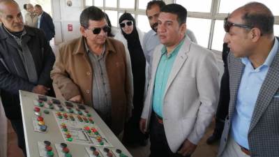 رئيس جهاز بني سويف الجديدة يتفقد محطة تنقية مياه الشرب 