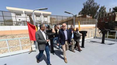 بالصور .. وزير الإسكان يتفقد مأخذ ومحطة مياه شبرا الخيمة