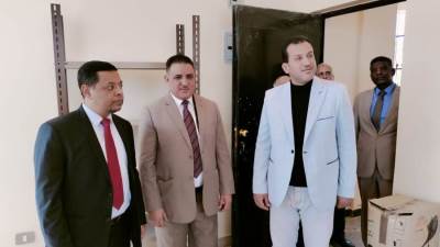 افتتاح مأمورية الشهر العقاري بمدينة طيبة الجديدة 