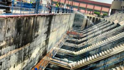 السيطرة على حريق بمحطة الصرف الصحي بالمرج الجديدة