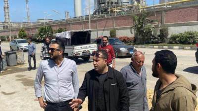 استكمال أعمال التطوير بالمنطقة الحرة للاستثمار ومدخل الميناء بدمياط الجديدة