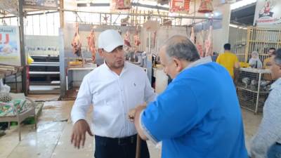 رئيس جهاز الشروق يستكمل المرور  الدورى بالحى الأول غرب ويتفقد منافذ الخير  بالمدينه