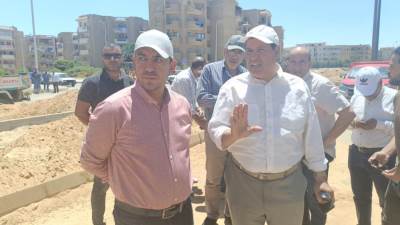 جولة موسعة لرئيس جهاز مدينة الشروق بمناطق إسكان الشباب و 9 عمارات