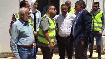 مسئولو الإسكان يتفقدون مشروعات المرافق والطرق بمدينة حدائق العاصمة