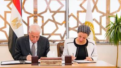 وزيرة البيئة ومحافظ جنوب سيناء يوقعان بروتوكول تعاون لتطوير محمية «أبو جالون» بـ15 مليون جنيه