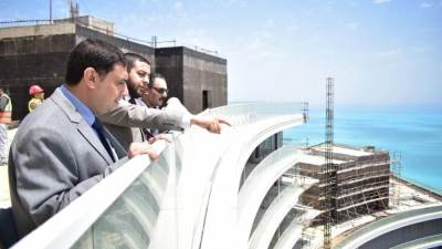 مسئولو التطوير المؤسسي  بـ «هيئة المجتمعات العمرانية» فى جولة للعلمين الجديدة