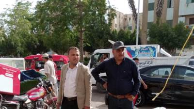 رئيس جهاز الشروق يشن حمله مُكبره لرفع الإشغالات بالمدينة ويحرر (14) محضر 