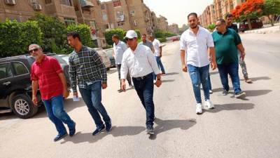  حملة مكبرة بقيادة رئيس جهاز تنمية 15مايو لإزالة الاشغالات والمخالفات 