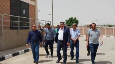 جولة شاملة لمساعد نائب رئيس هيئة المجتمعات العمرانية لمحطات الصرف الصحي بمدينة بدر