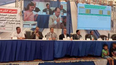 جهاز العبور الجديدة يعقد القرعة الرابعة لحائزي الأراضي التي تم توفيق أوضاعها بجمعية الأمل