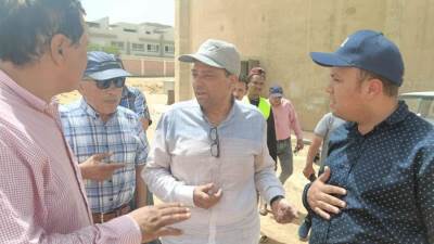 رئيس جهاز الشروق يتفقد خزان مياه شرب جديد..ويعلن بدء صيانة الطرق بقطاعي شرق وغرب