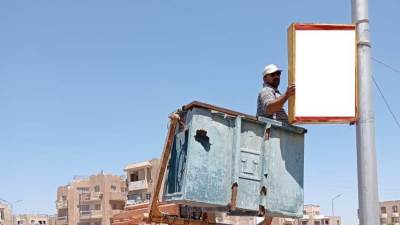 رئيس جهاز الشروق يتحفظ على 27 دراجه بخاريه وإزالة 18 إعلان بدون ترخيص بالمدينه 