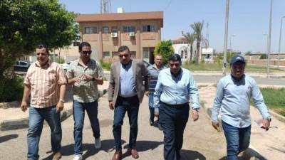 مساعد نائب رئيس هيئة المجتمعات العمرانية يتفقد سير العمل بمنظومة مياه الشرب بمدينة الشروق