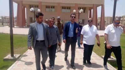 رئيس جهاز العاشر يتفقد نادي المحور الشرقي  استعداداً لتشغيله