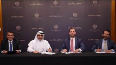 «دار جلوبال العقارية» توقع اتفاقية لإنشاء برج ترامب في جدة