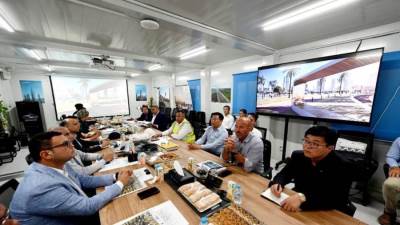 «الشربيني» يشدد على ضغط معدلات  التنفيذ بمشروع أبراج الداون تاون بالعلمين الجديدة