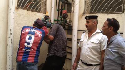 حملة مكبرة لضبط وصلات المياه الخلسة وتحصيل المديونيات بدمياط الجديدة