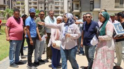 رئيس جهاز مدينة الشيخ زايد تتفقد مشروع وحدات «جنة 2» لمتابعة معدلات التنفيذ  «صور»