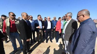 «الشربيني» يتفقد سير العمل بمشروع «آي سيتى» بالشراكة مع «ماونتن فيو» بالقاهرة الجديدة