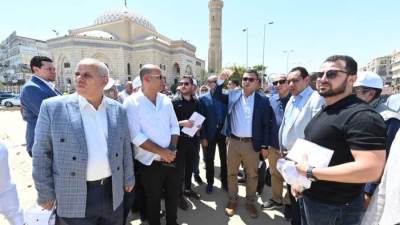 «الشربيني» يناقش مع مسئولى إدارة المرور خطة تطوير ميدان الحصرى لتيسير الحركة المرورية