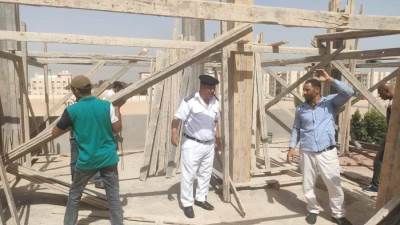 أجهزة مدن العاشر و6 أكتوبر وبني سويف الجديدة والشروق تواصل حملات إزالة مخالفات البناء والإشغالات