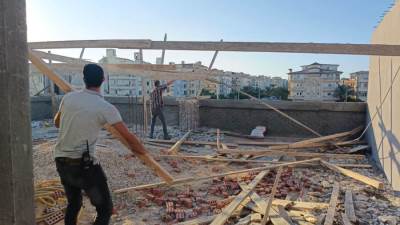 حملات مكثفة ومستمرة لإزالة مخالفات البناء بدمياط الجديدة