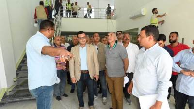 «الشربينى» يتفقد اللمسات الأخيرة للانتهاء من تنفيذ فرع توثيق مدينة العلمين الجديدة