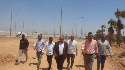 جوله تفقدية لرئيس جهاز مدينة العاشر من  بالمنطقة الصناعية الثالثة «صور»