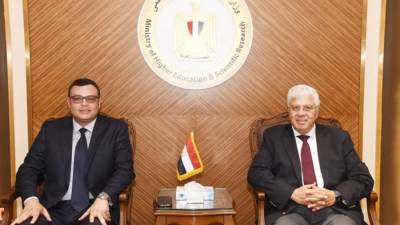 وزيرا الإسكان والتعليم العالي يستعرضان موقف تنفيذ وتشغيل جامعتى العلمين والمنصورة الأهليتين