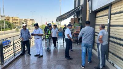 رئيس جهاز الشروق : تنفيذ 19 قرار غلق وتشميع للمحلات التجارية المخالفة بالمدينة