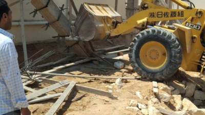 حملات مكبرة لإزالة مخالفات البناء بمدن 6 أكتوبر والعاشر ودمياط وسوهاج الجديدتين