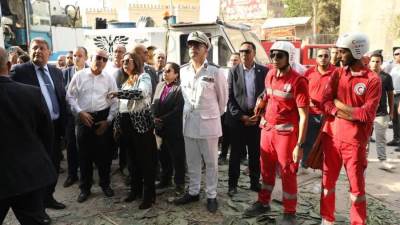 محافظ القاهرة: لا تأثير لعقار «أرض الجولف» المنهار على العقارات المجاورة 