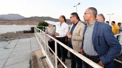 «الشربيني» يوجه بسرعة البدء فى أعمال تأهيل ورفع كفاءة محطة معالجة الصرف الصحي بمدينة دهب بجنوب سيناء 