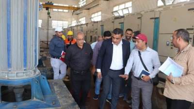 مسئولو «الإسكان» يتفقدون سير العمل بمنظومة مياه الشرب والصرف الصحي بمدينة السادات