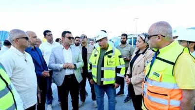 وزير الإسكان يتفقد موقف تنفيذ أبراج الداون تاون والمرحلة الأولى لبحيرات العلمين «كريستال لاجون»