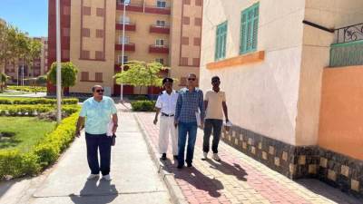 حملة للتفتيش على وحدات الإسكان الاجتماعي المخالفة بمدينة قنا الجديدة