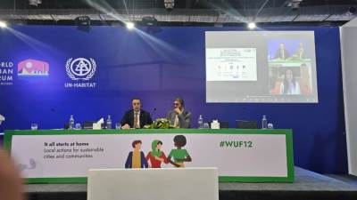 رئيس جهاز دمياط الجديدة يشارك في فعاليات اليوم الختامى للمنتدى الحضرى العالمى 