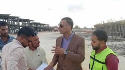 رئيس جهاز تنمية «القطاع الثالث» بالساحل الشمالي يتفقد المشروعات الخاصة بالقرى السياحية