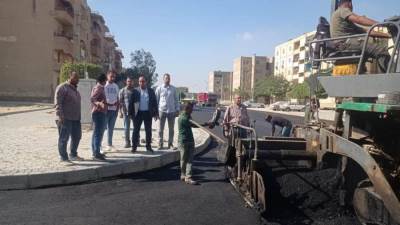 رئيس جهاز 15 مايو يتفقد أعمال رفع كفاءة الطرق والأحياء السكنية بالمرحلة الثالثة بالمدينة «صور»