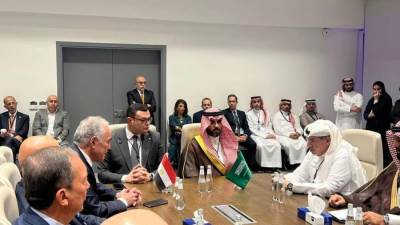 وزير الإسكان يبحث مع مجلس الأعمال السعودى المصرى تعزيز سبل التعاون بين البلدين
