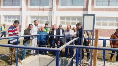 بتكلفة استثمارية370 مليون جنيه .. مسئولو الإسكان يتفقدون مشروع محطة مياه الشرب رقم 5 بمدينة بدر