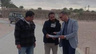 رئيس جهاز القطاع الثالث للساحل الشمالي الغربي يتفقد المشروعات السياحية الجاري تنفيذها