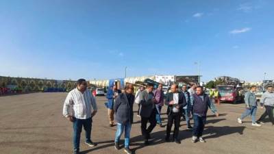 مساعد نائب المجتمعات العمرانية  يتابع الحالة العامة واستعدادات التعامل مع الأمطار بمدينة العبور