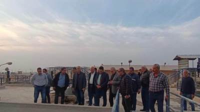 مسئولو الإسكان يتفقدون محطة تنقية مياه الشرب الرئيسية بمدينة العبور