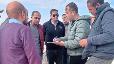 رئيس جهاز القري السياحية يتفقد منطقة التوسعات الجنوبية بنيو مارينا