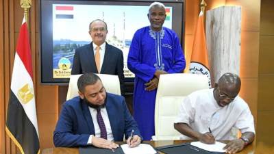 على غرار «الفتاح العليم» بالعاصمة الإدارية .. المقاولون العرب تنفذ مسجد  «دار الهداية» فى غانا  