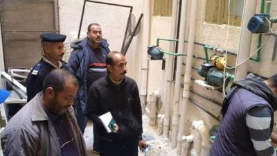 جهاز مدينة دمياط الجديدة يشُن حملة مكبرة لإزالة وصلات مياه الخلسة وتحصيل المتأخرات  