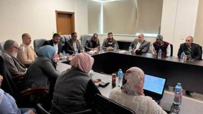 رئيس جهاز مدينة حدائق العاصمة يلتقي عدداً من سكان المدينة لبحث مطالبهم ومقترحاتهم